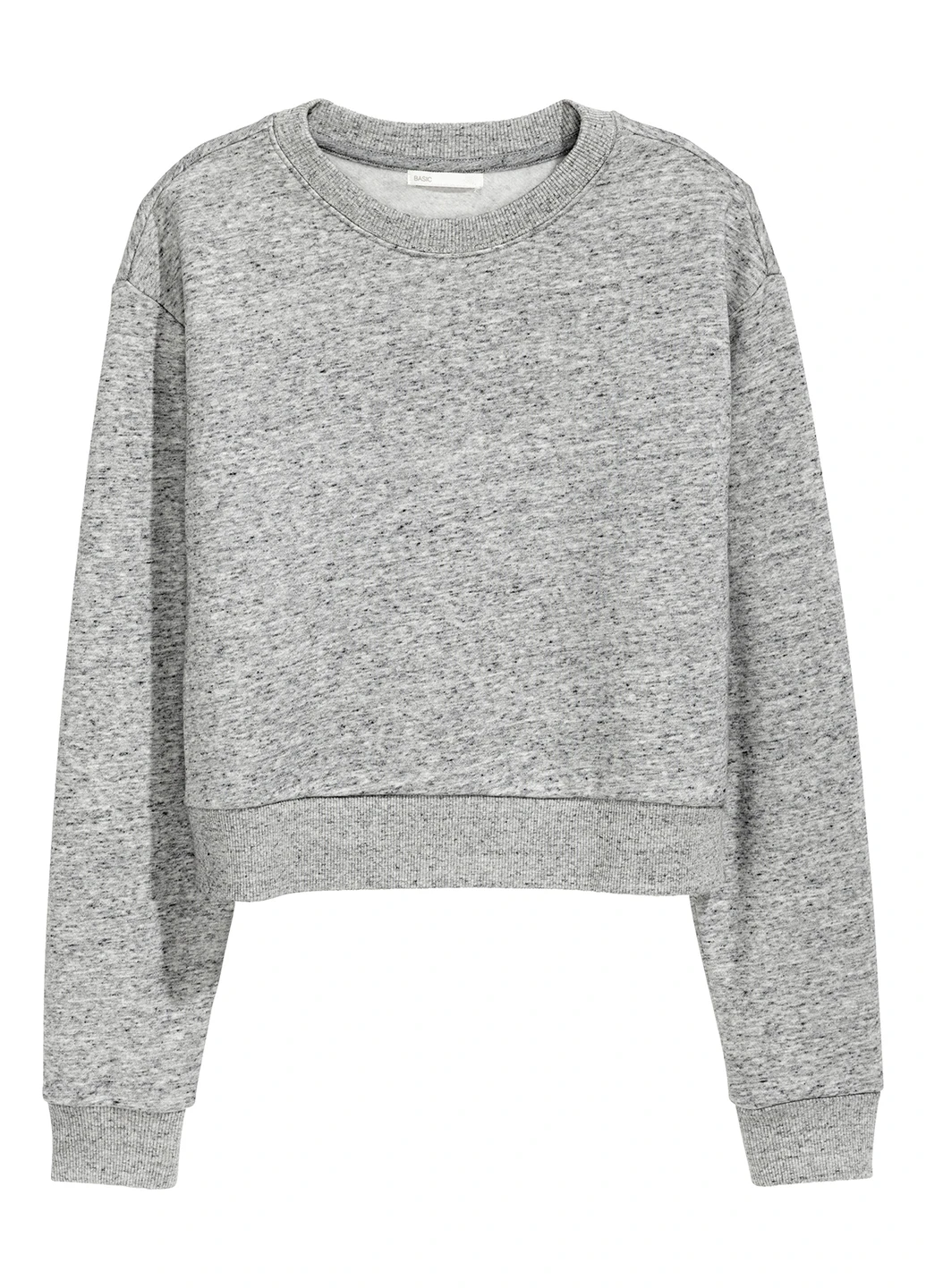 Сірий світшот H&M меланж (143224688)