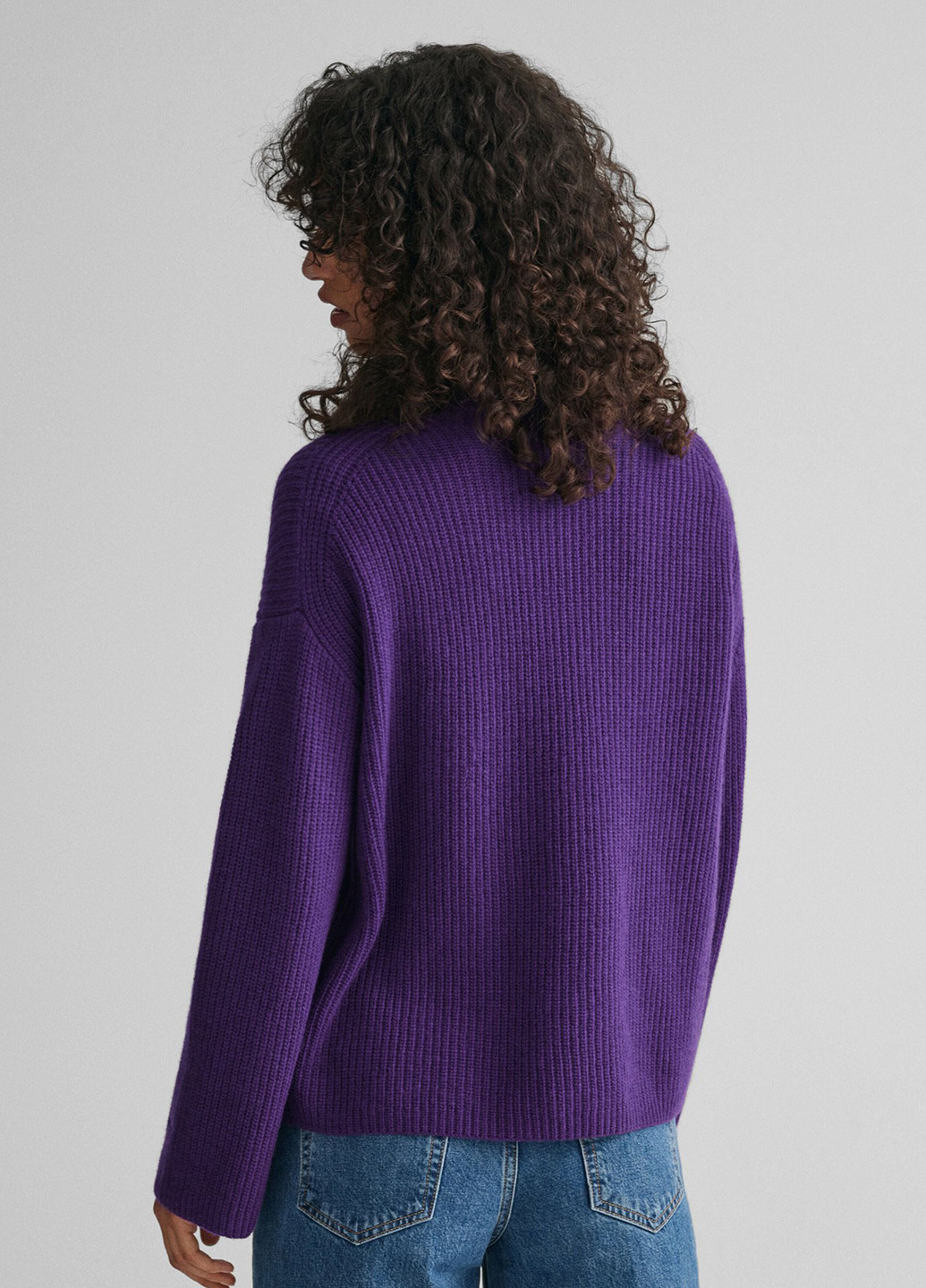 Фіолетовий демісезонний светр Gant