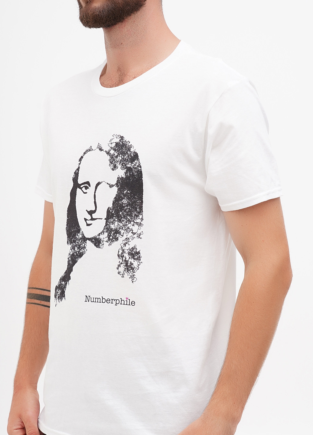 Белая футболка Hanes