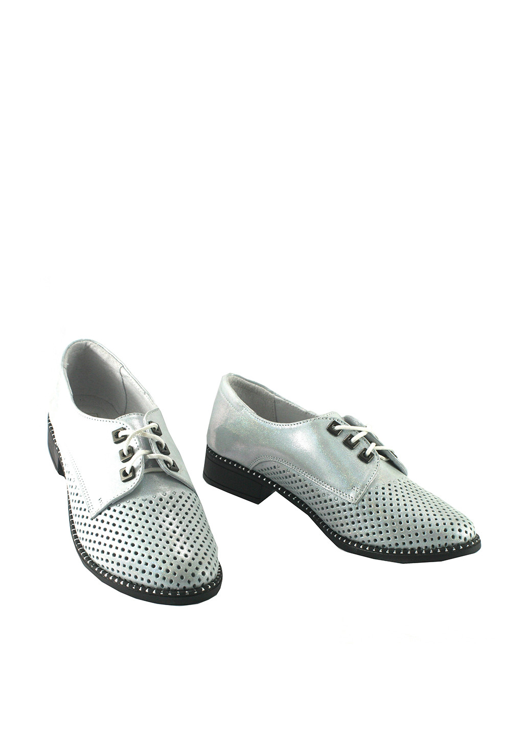 Mila Туфлі сірий з натуральна шкіра, — демісезон (356509262)