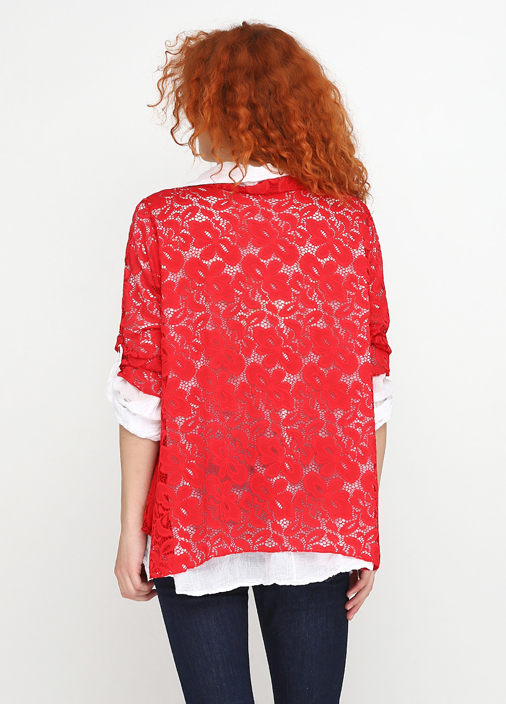 Червона демісезонна блуза MADEIN