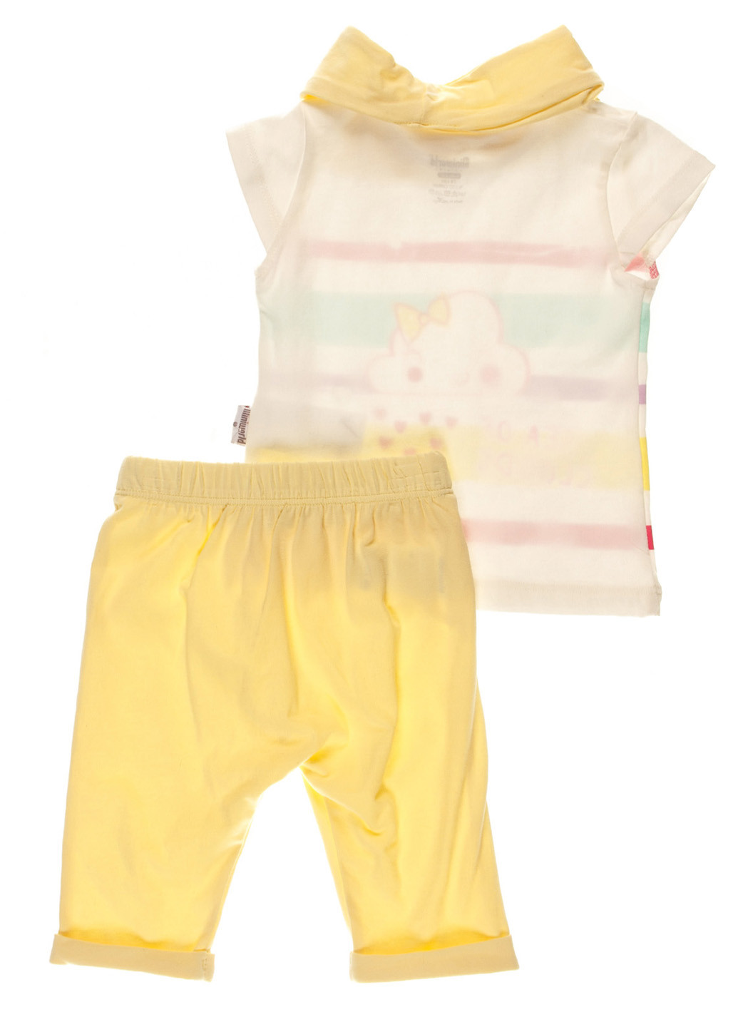 Желтый летний комплект (футболка, брюки, повязка) Miniworld