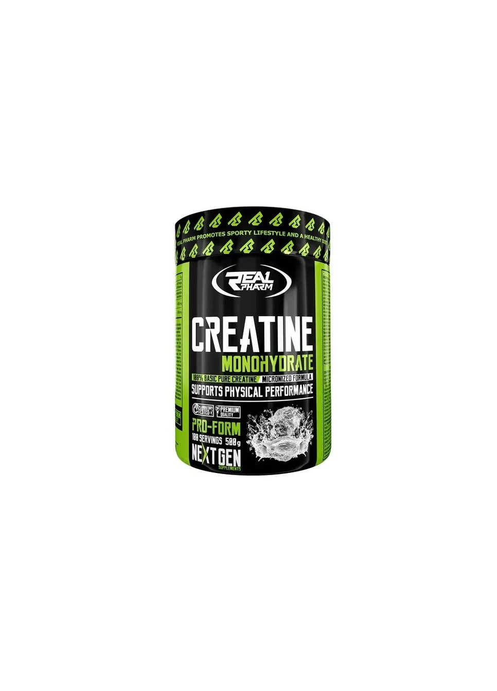 Креатин Creatine Monohydrate 500 g (Natural) Real Pharm (254696613)