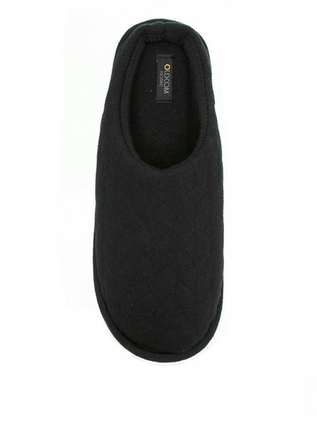 Черные женские комнатные тапочки family чёрный Oldcom