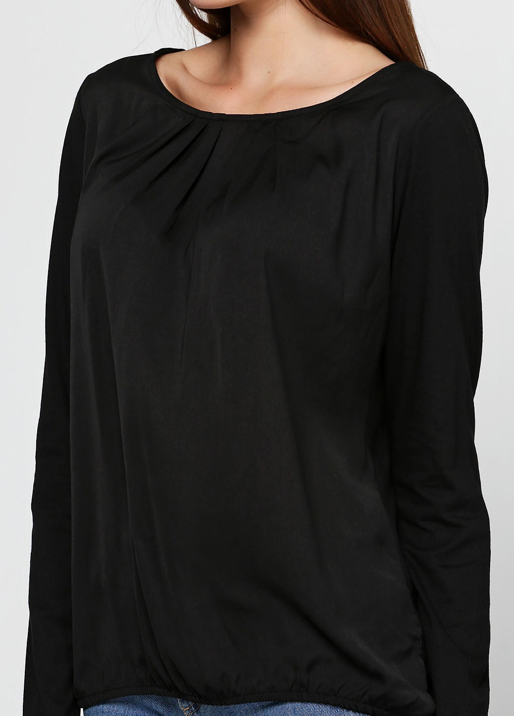 Черная демисезонная блуза Chelsea Rose