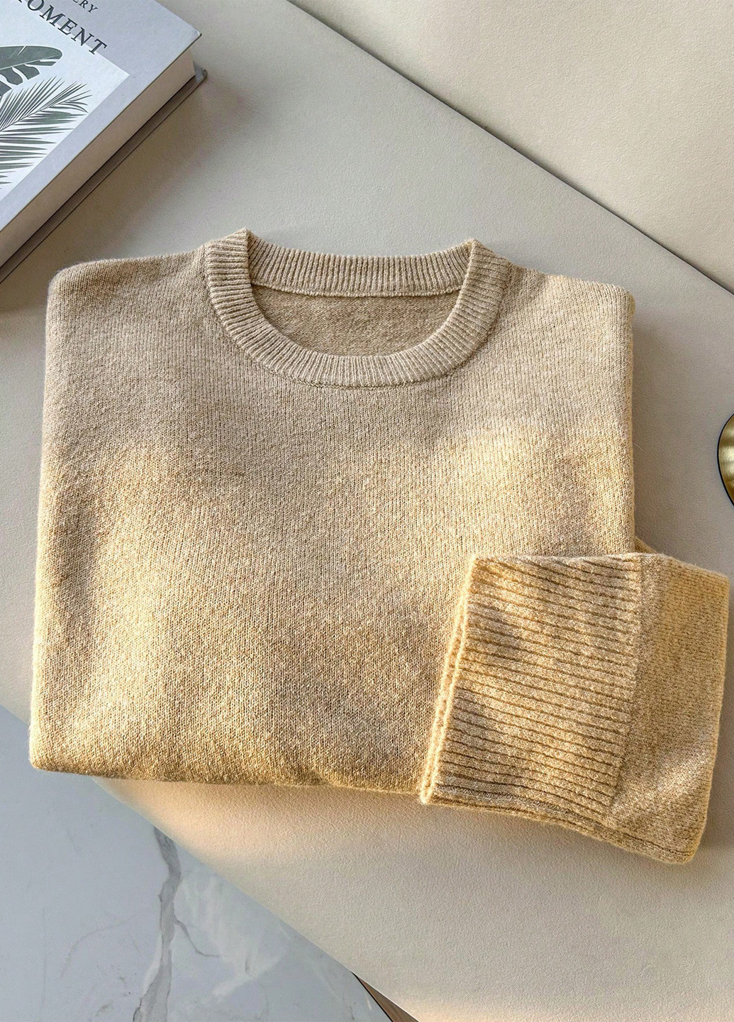 Темно-бежевый демисезонный джемпер джемпер SHEIN