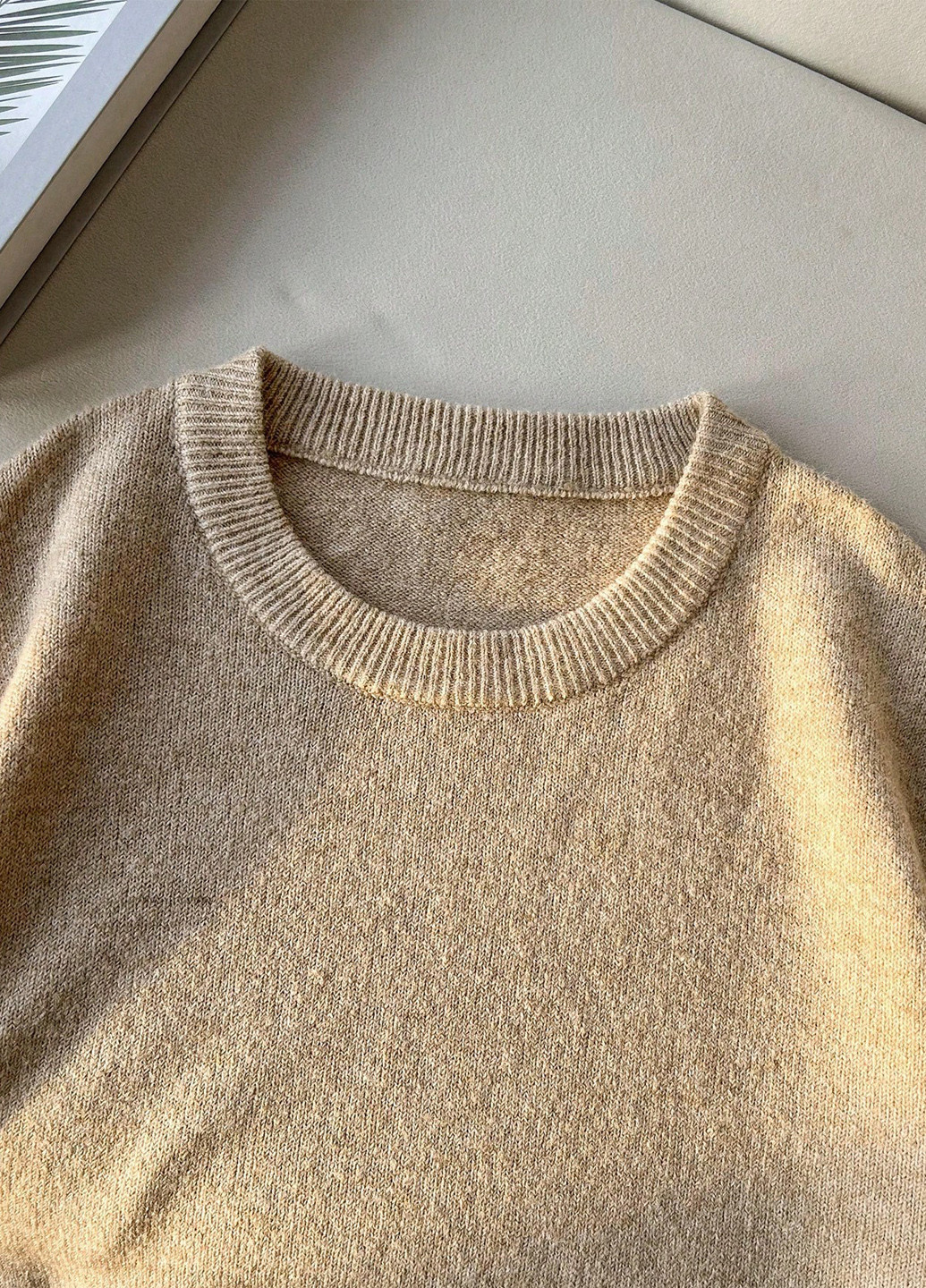 Темно-бежевый демисезонный джемпер джемпер SHEIN