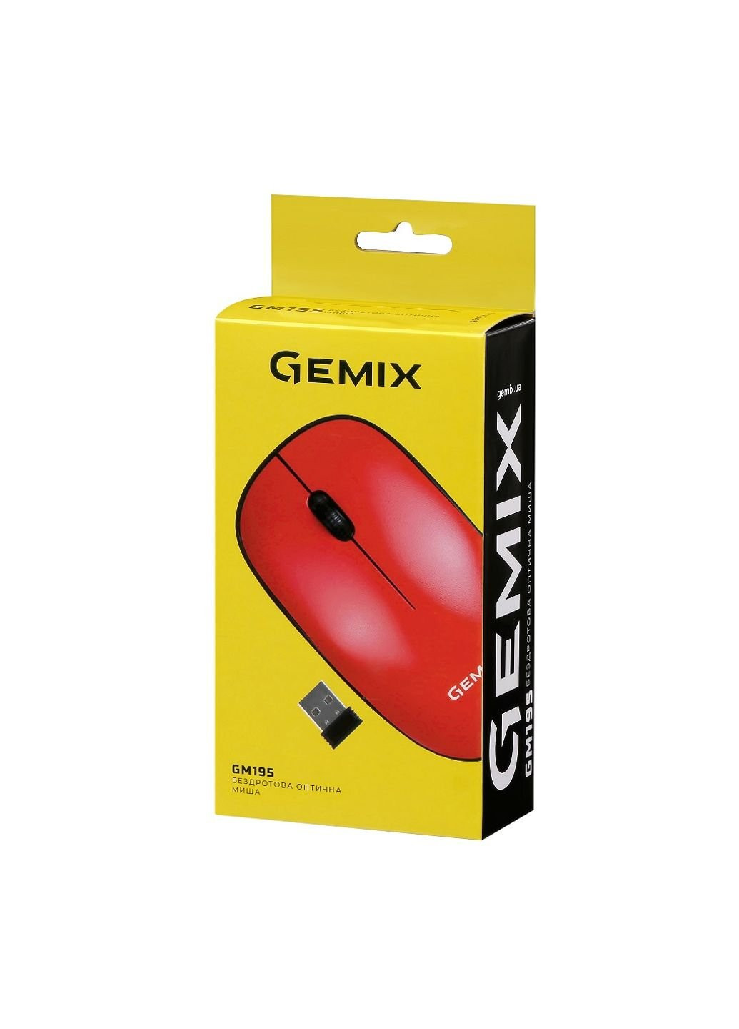 Мышка GM195 Wireless Red (GM195Rd) Gemix (253432251)