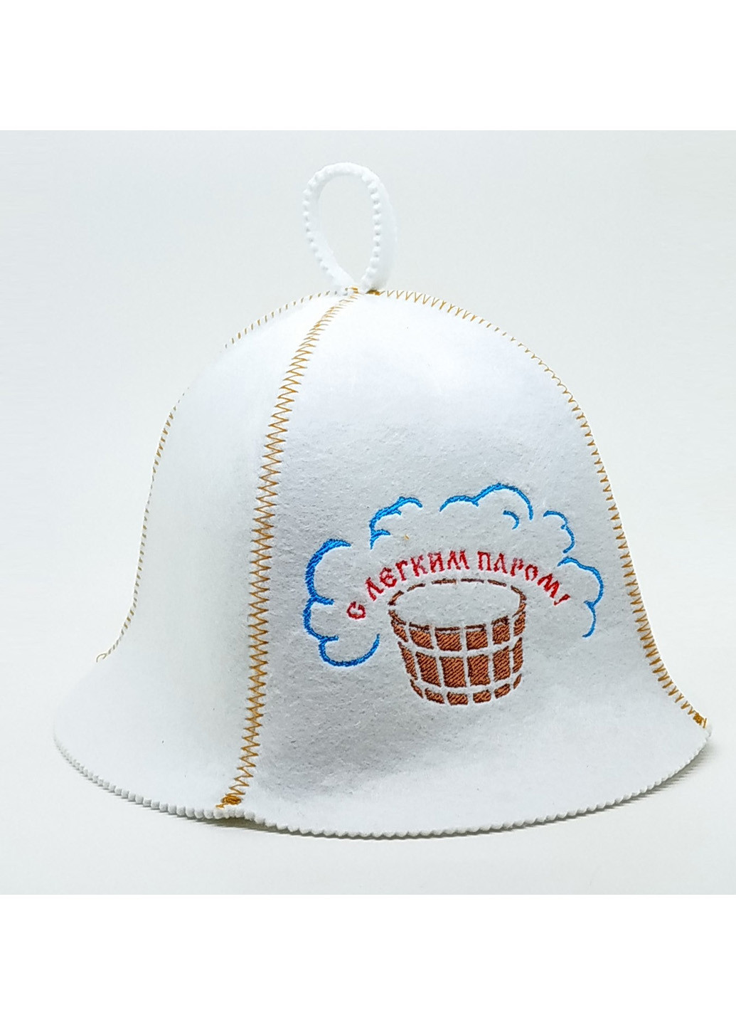 Шапка для сауны "С легким паром" Luxyart (206021473)