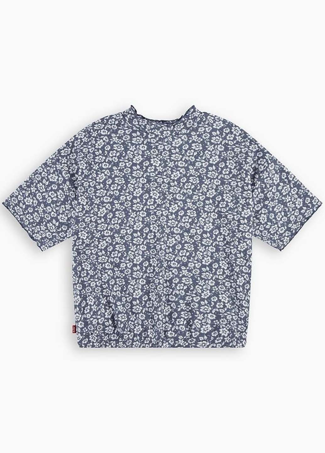 Синяя летняя футболка Levi's