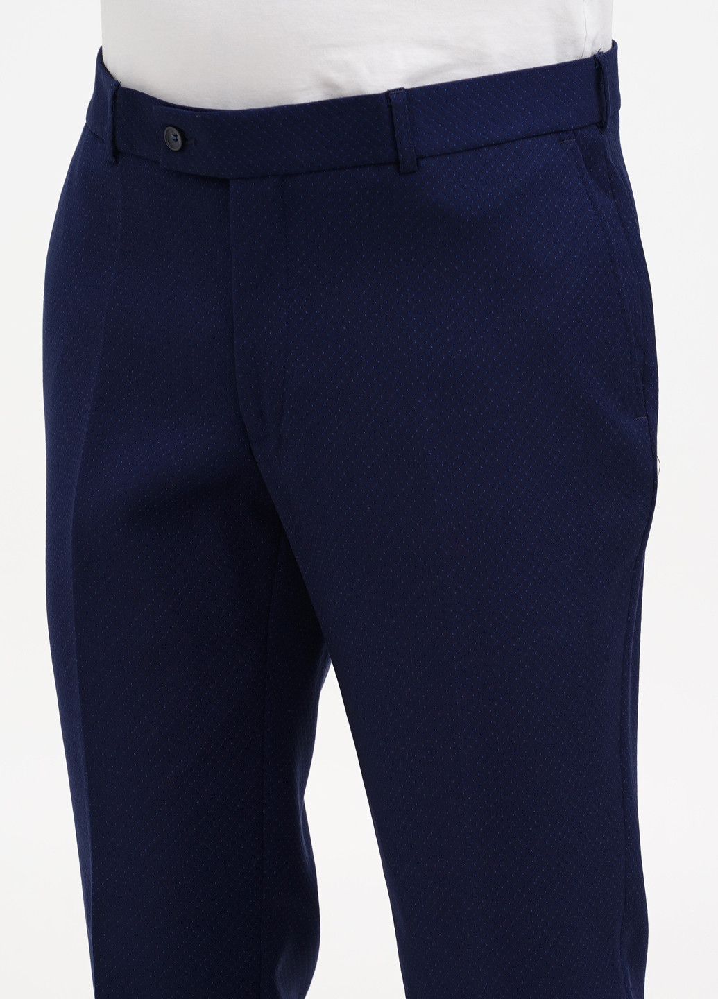 Темно-синий демисезонный костюм (пиджак, брюки) брючный Favorite