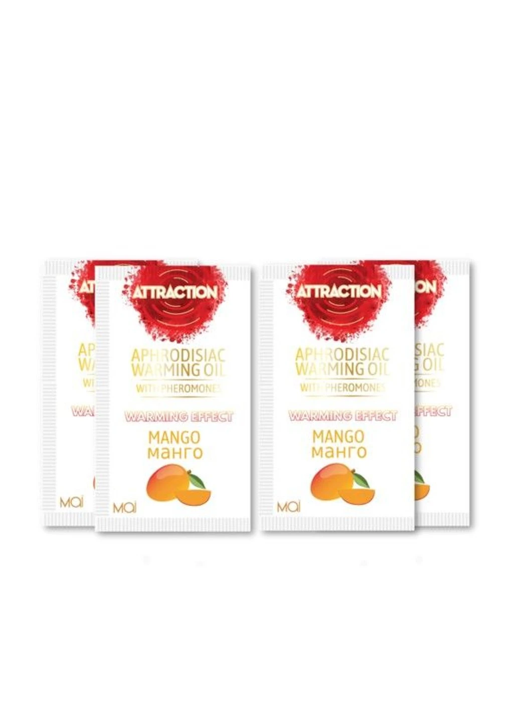 Пробник массажного масла с феромонами PHEROMON MASSAGE OIL MANGO (10 мл) MAI (255169487)