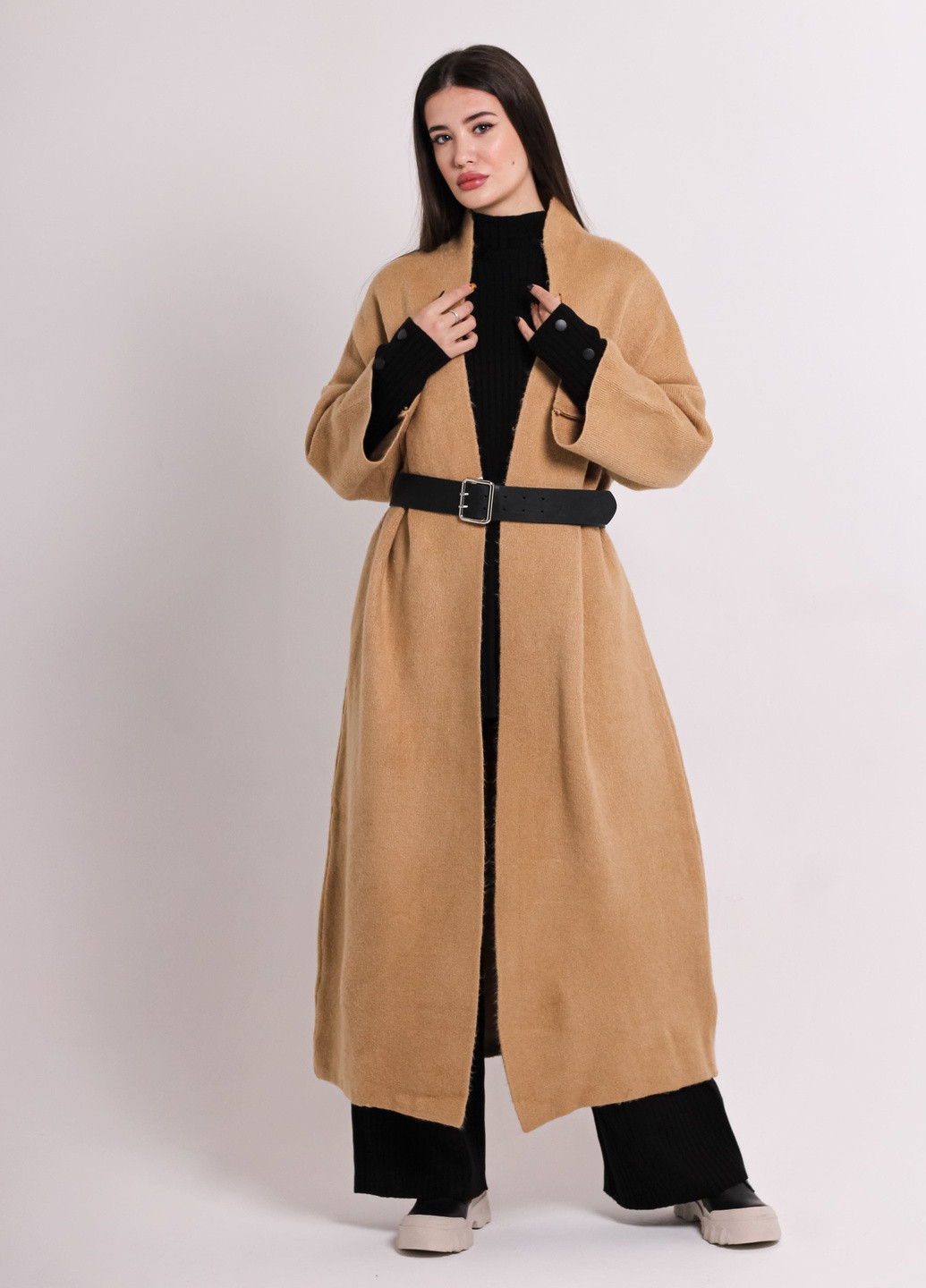 Бежевый демисезонный кардиган Avrile