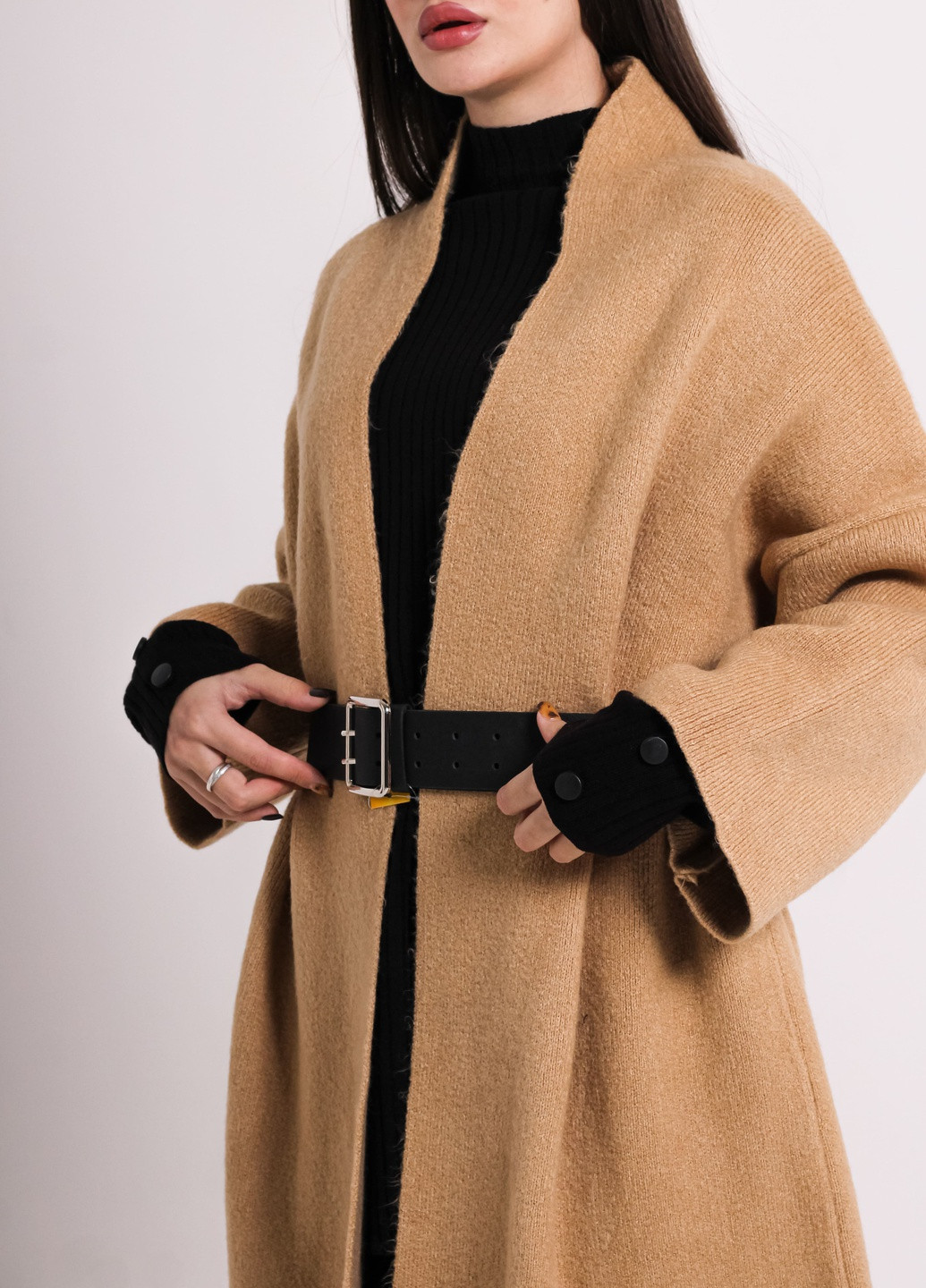 Бежевый демисезонный кардиган Avrile