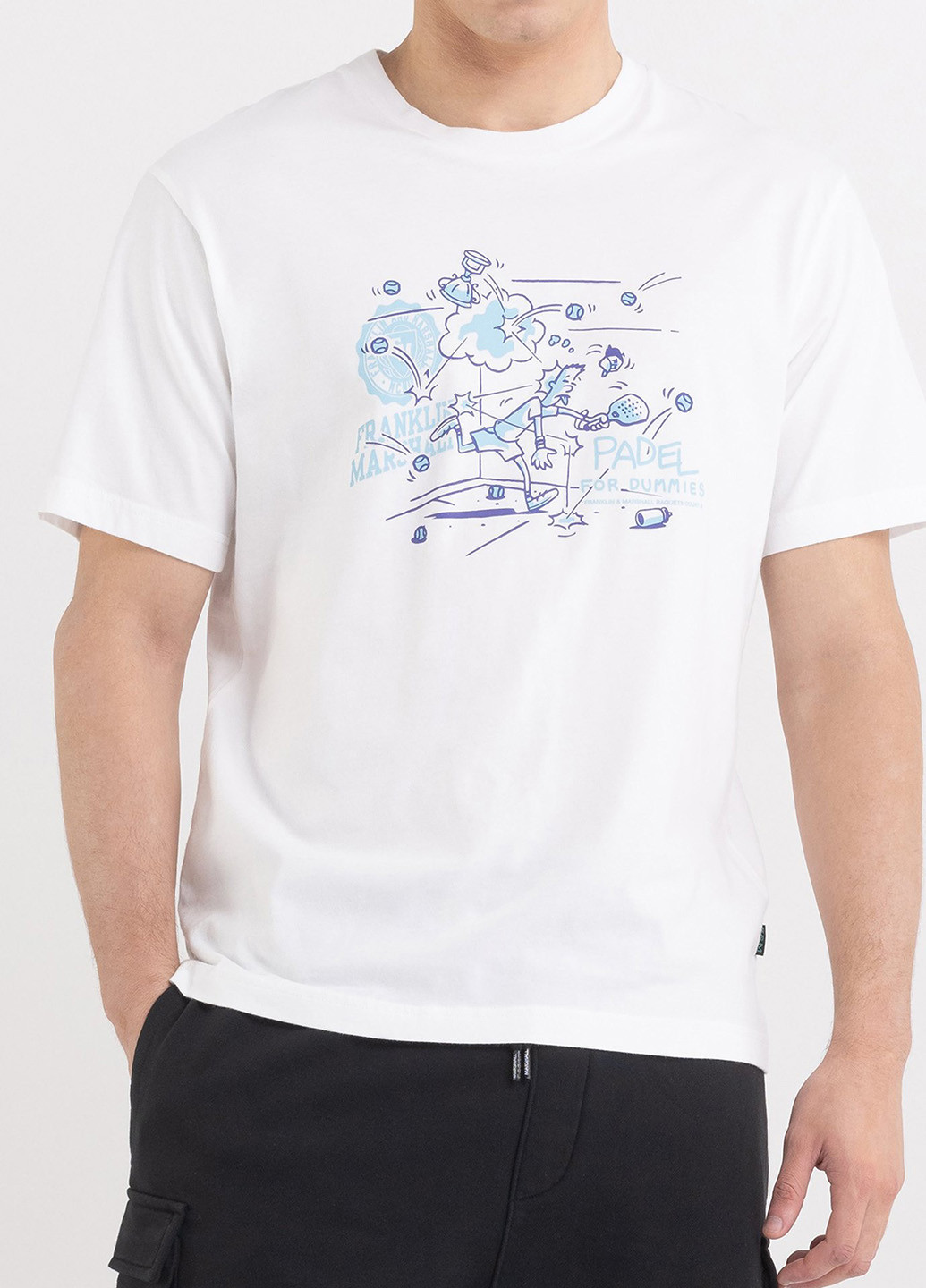 Белая футболка Franklin & Marshall