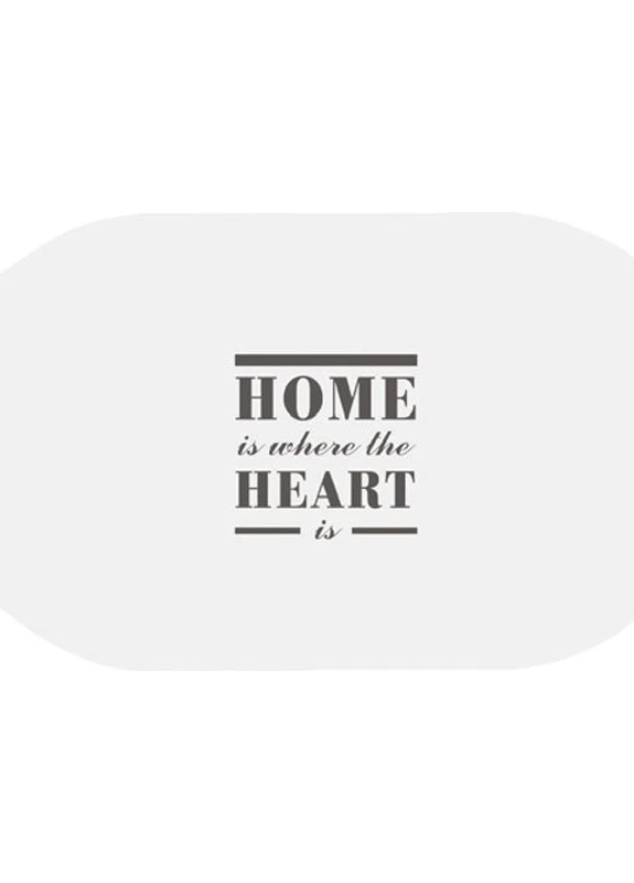 Килимок для ванної кімнати Trento Home Heart Білий Trento Design Studio (253786099)