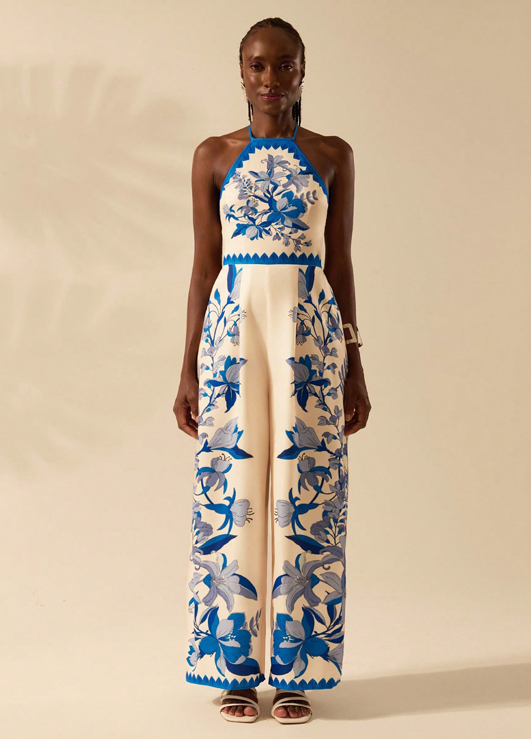 Комбінезон SHEIN комбінезон-брюки малюнок комбінований кежуал поліестер