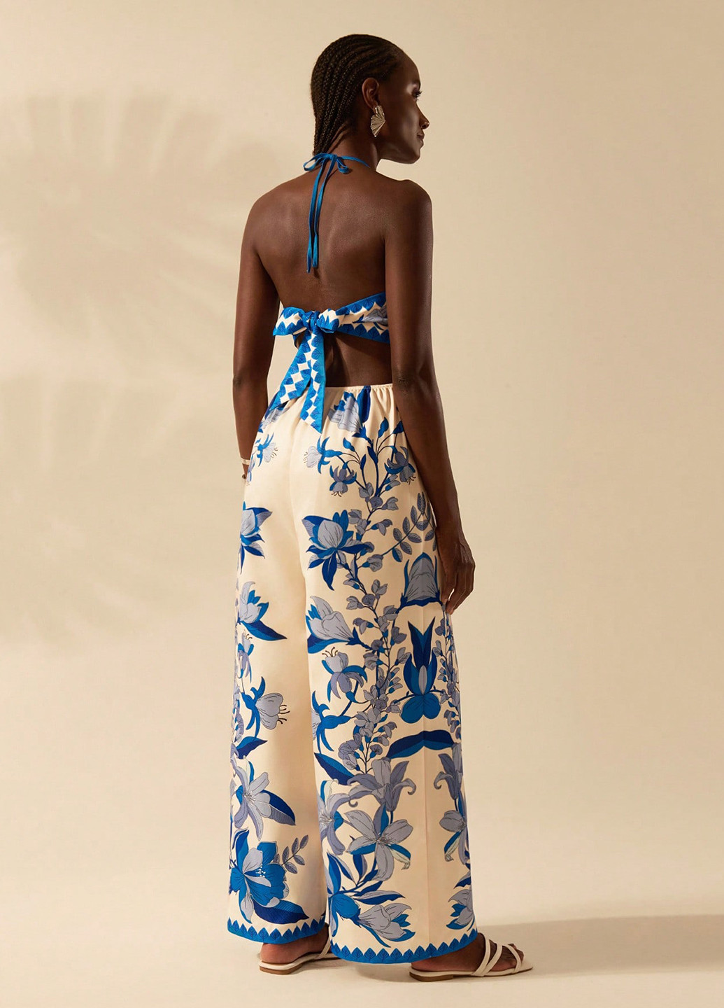 Комбінезон SHEIN комбінезон-брюки малюнок комбінований кежуал поліестер