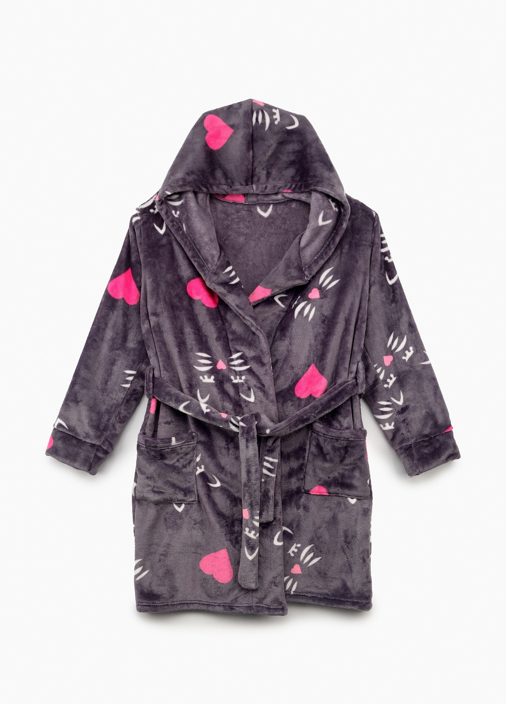 Халат женский 0227 котики Серый shop (2000989193999) Barwa (254736931)