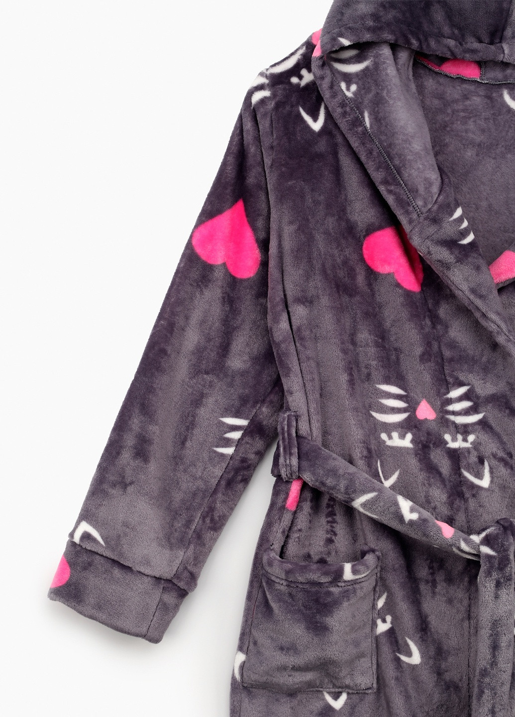 Халат женский 0227 котики Серый shop (2000989193999) Barwa (254736931)