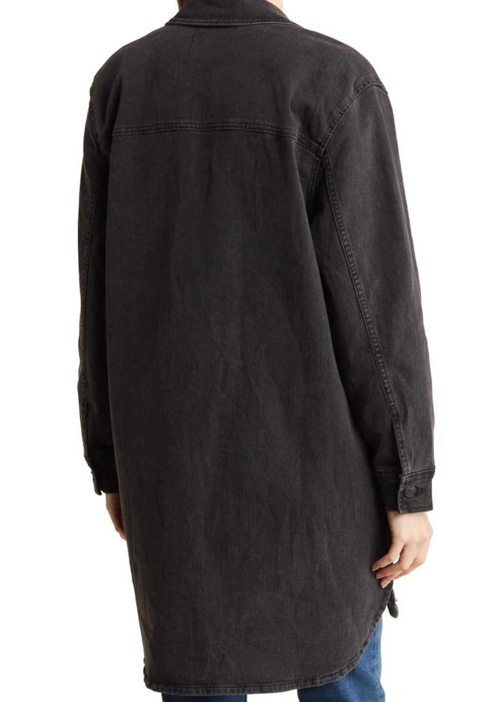 Черная демисезонная куртка Calvin Klein