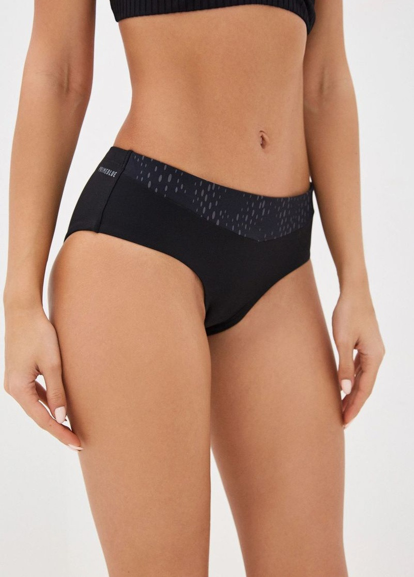 Черные купальные трусики-плавки с логотипом adidas