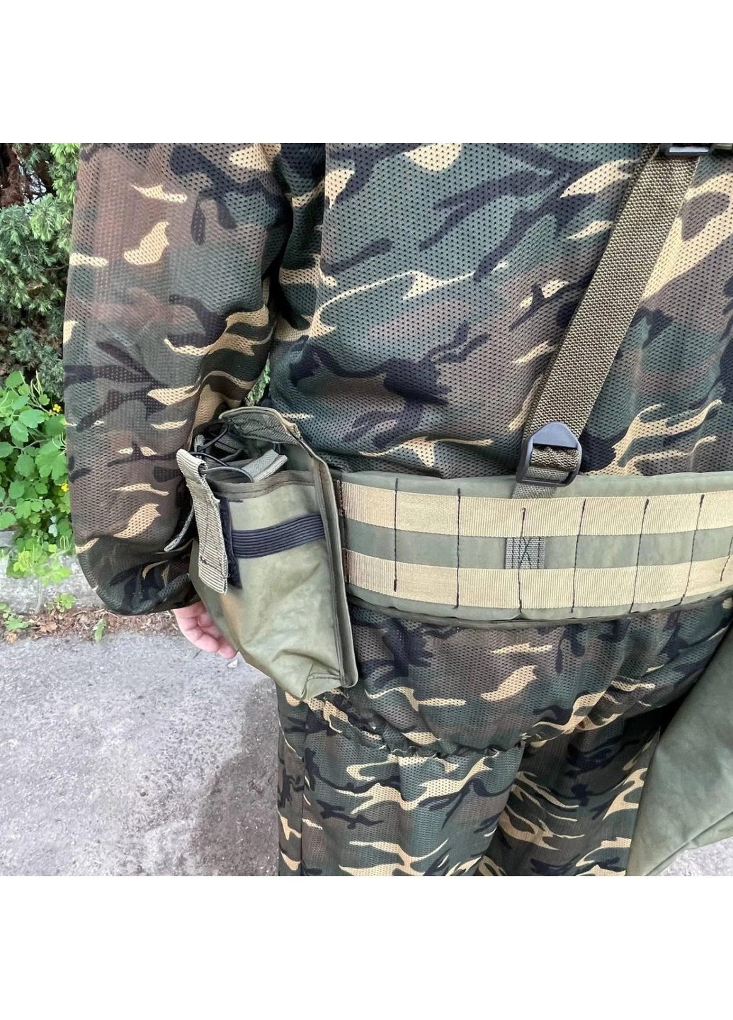 РПС система MOLLE + підсумки 6600 ЗСУ (ЗСУ) Розвантажувальна поясна система зелена Power (254441426)