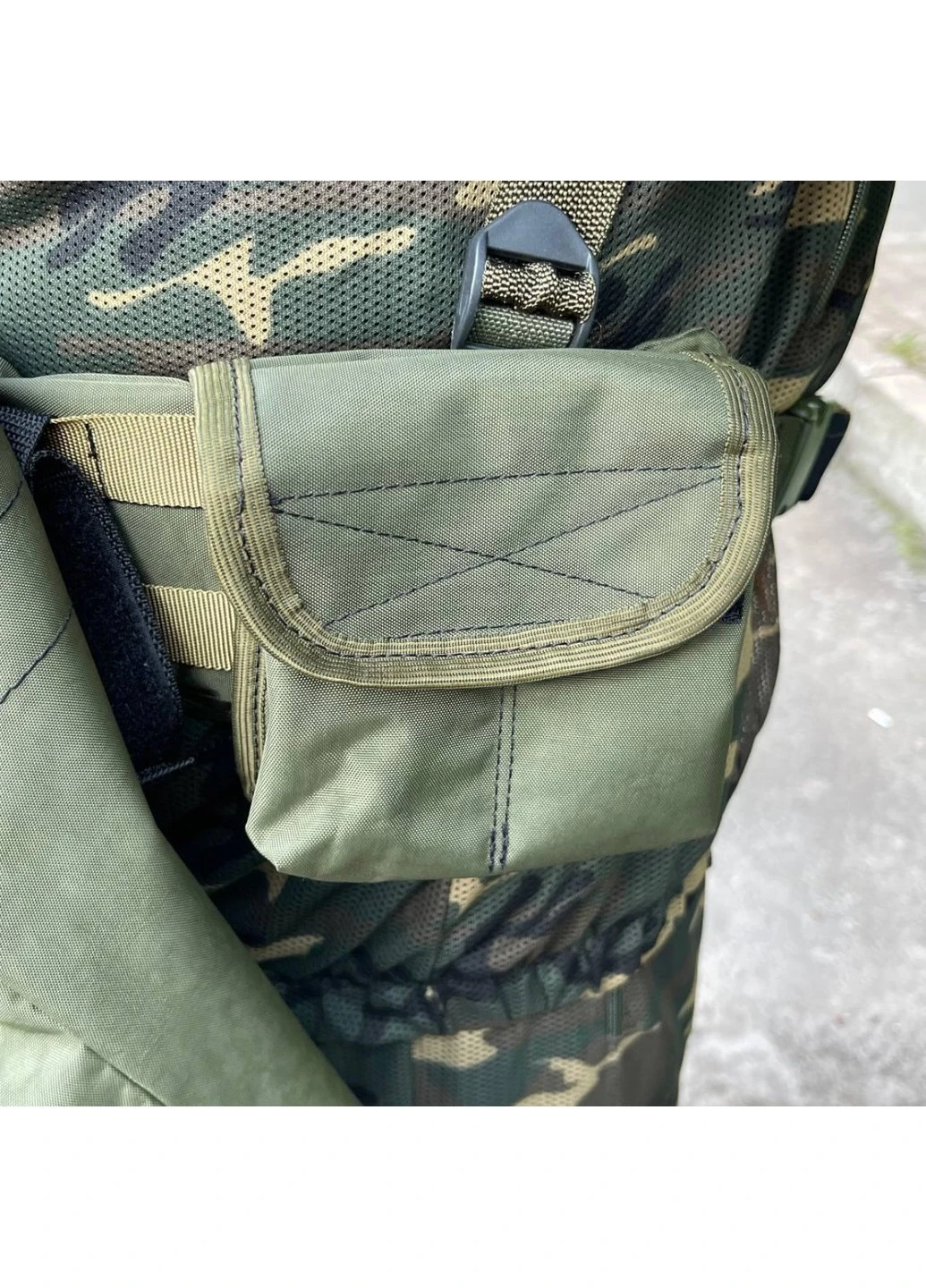 РПС система MOLLE + підсумки 6600 ЗСУ (ЗСУ) Розвантажувальна поясна система зелена Power (254441426)