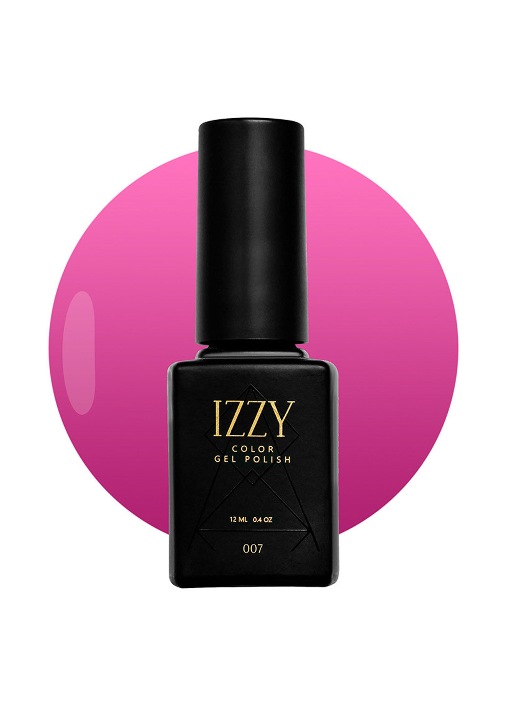 Гель-лак для маникюра розовый 07, 12 мл Izzy (363030449)