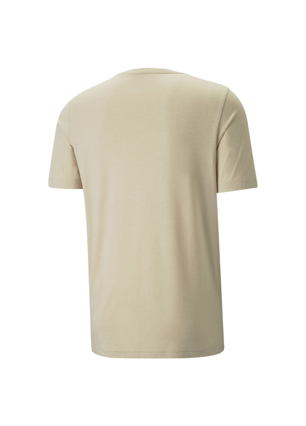 Бежева футболка essentials heather men's tee Puma