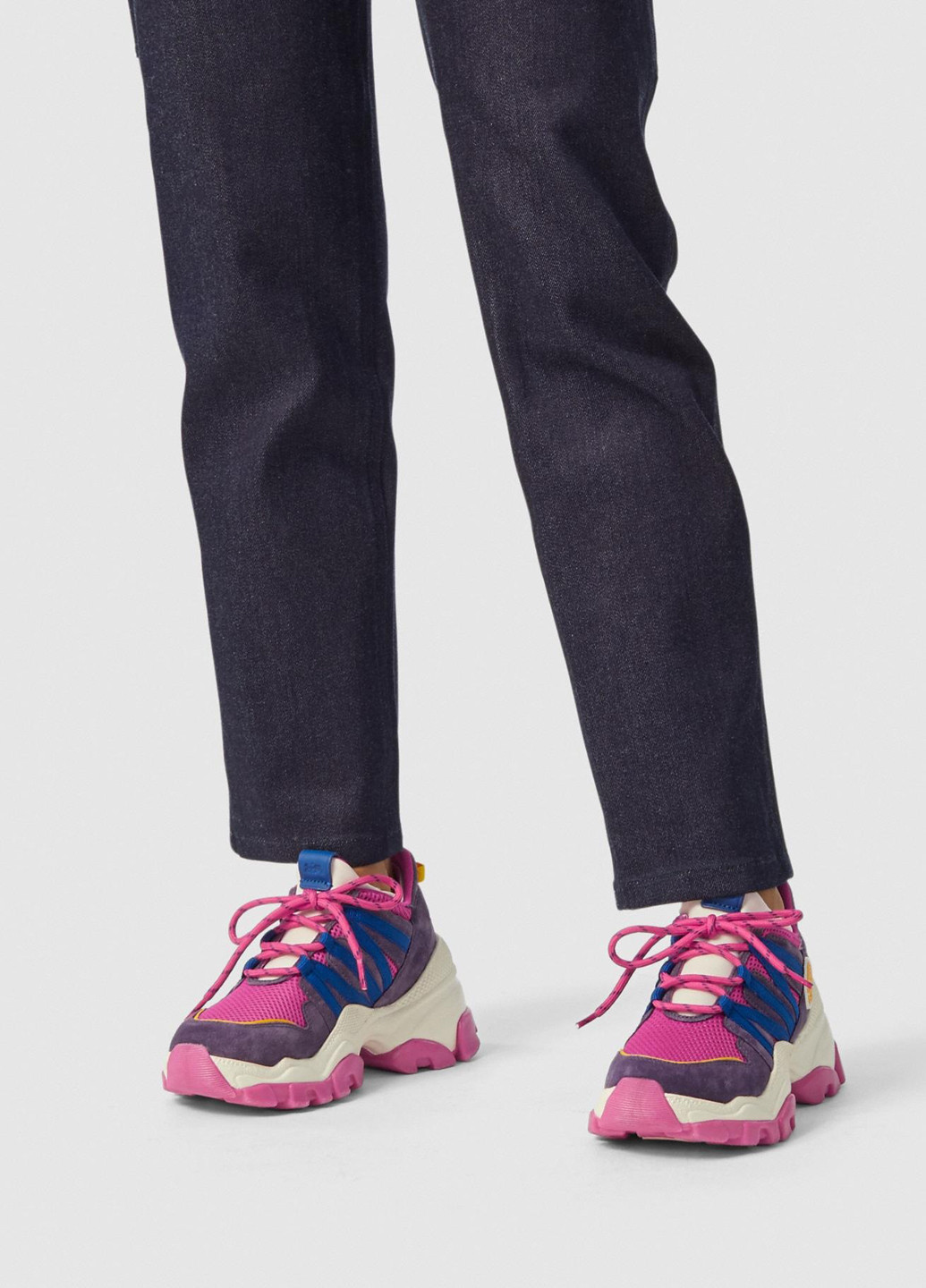 Фіолетові осінні кросівки Coach