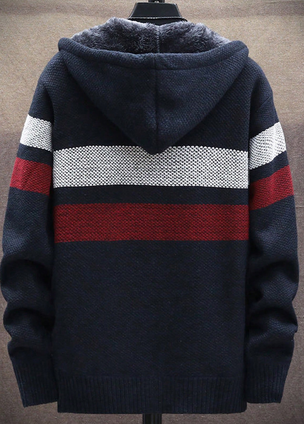 Темно-синя зимня куртка SHEIN