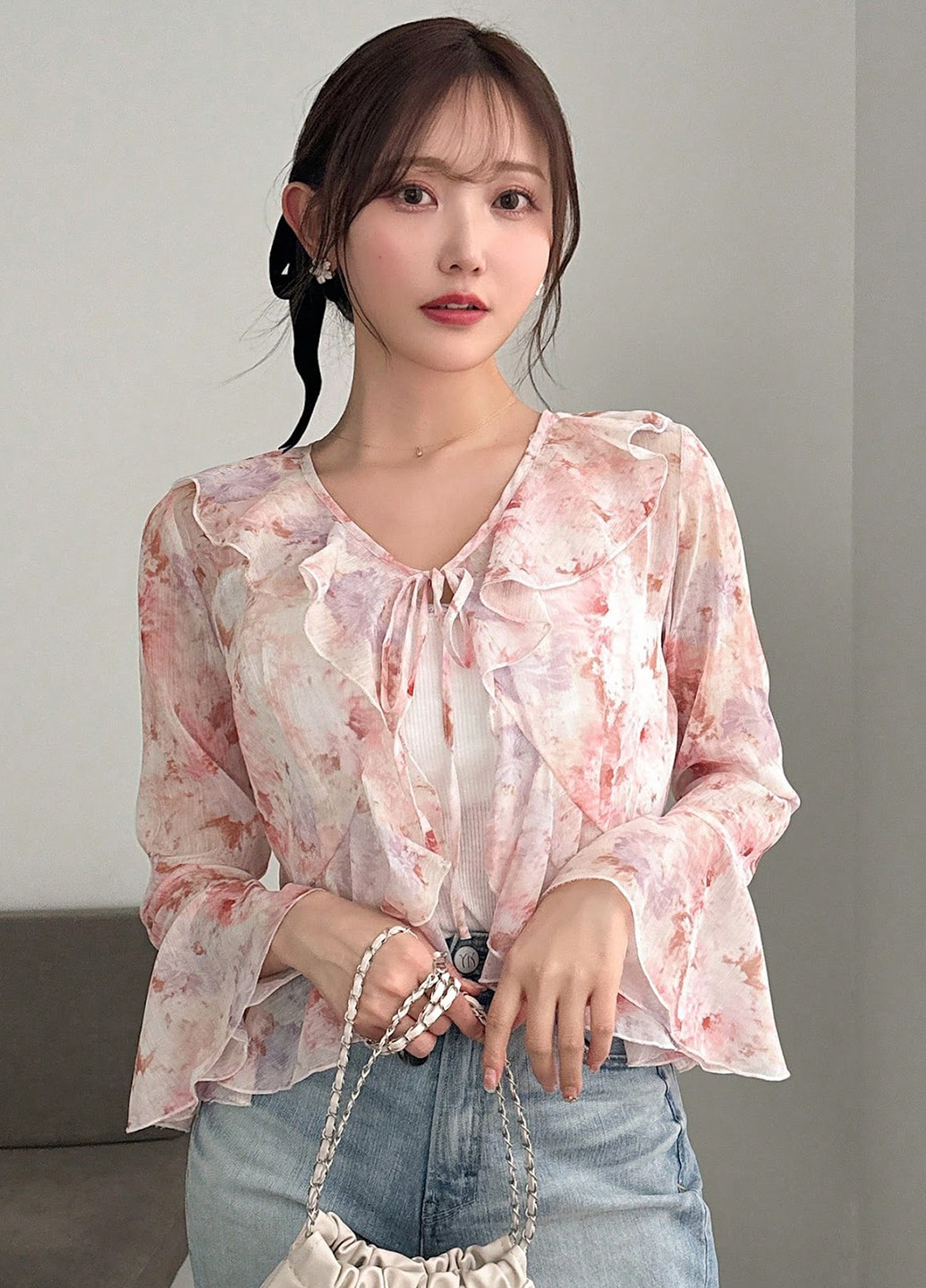 Розовая блуза SHEIN