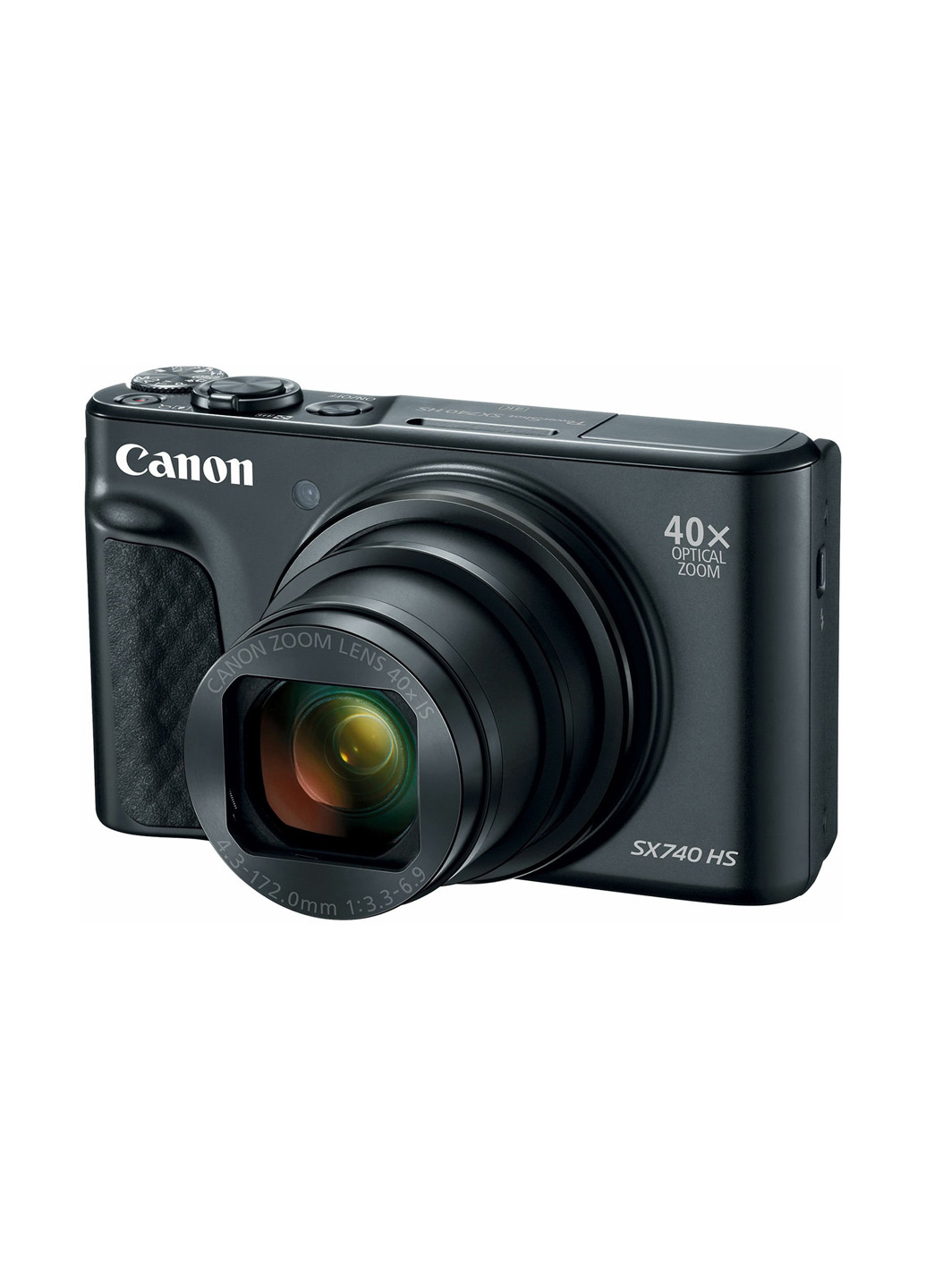 Компактная фотокамера Canon powershot sx740 hs black (130567464)
