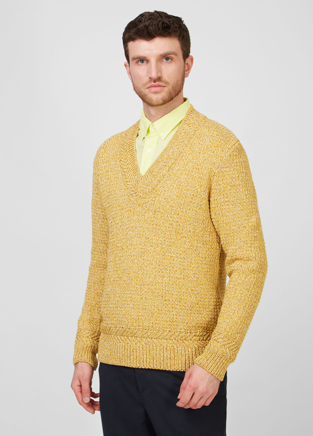 Жовтий демісезонний пуловер пуловер Gant