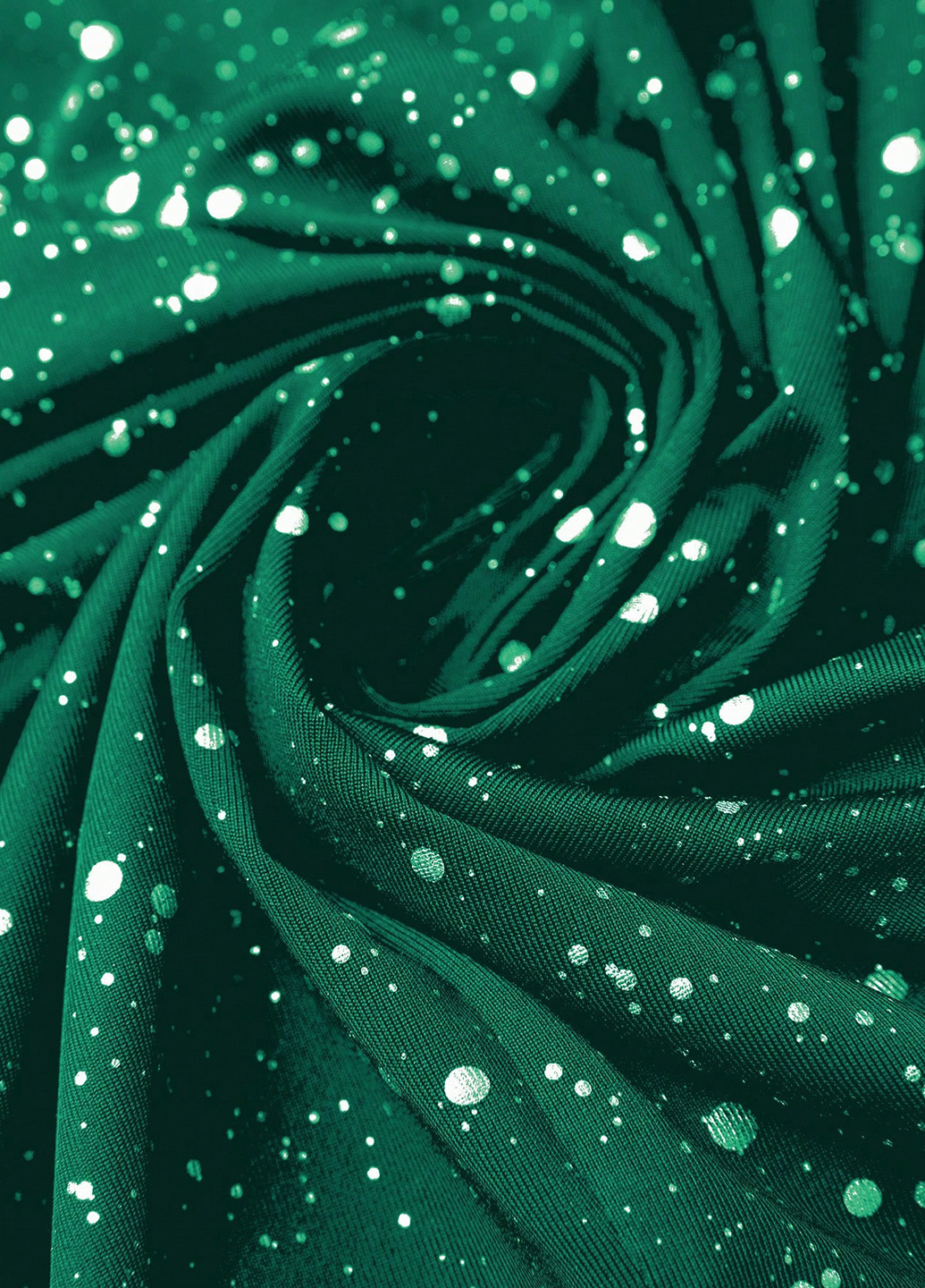 Комбинезон SHEIN однотонный темно-зелёный вечерний полиэстер