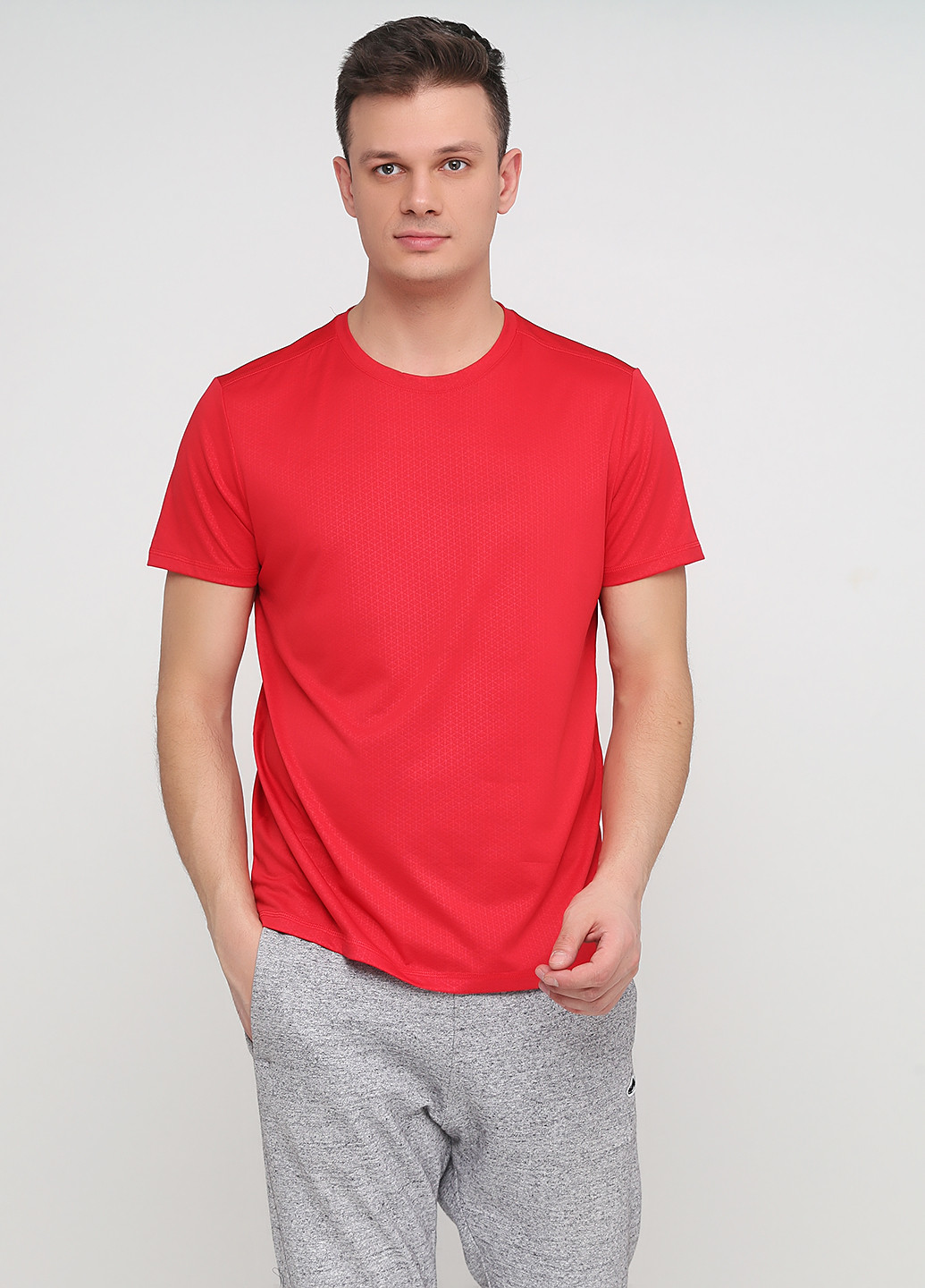 Красная футболка с коротким рукавом Crivit