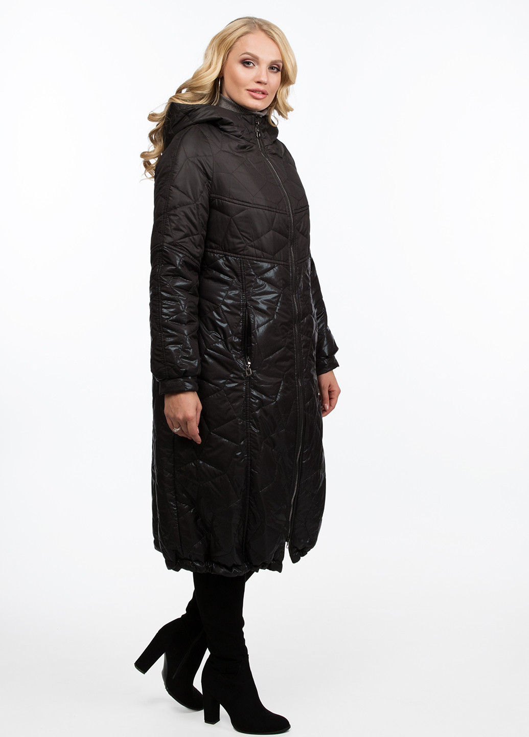 Черная зимняя куртка Алеся