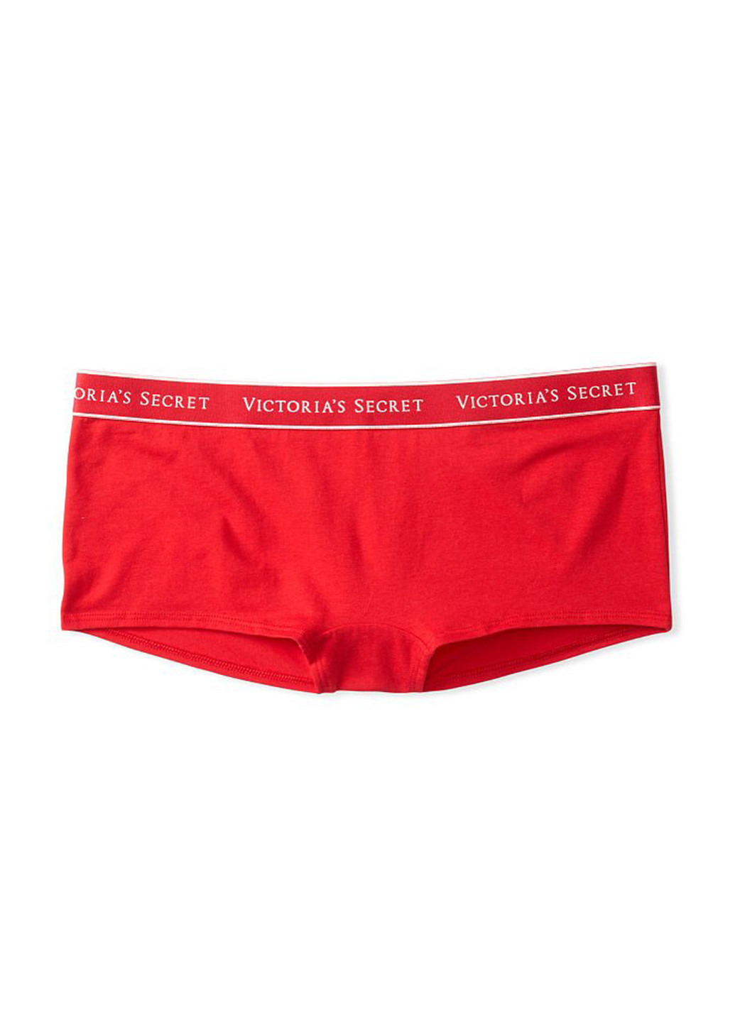 Трусики Victoria's Secret трусики-шорты надписи красные домашние трикотаж, хлопок