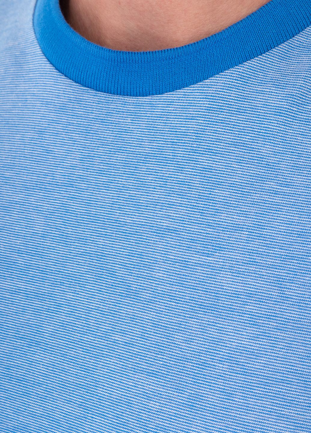 Голубая футболка Roy Robson