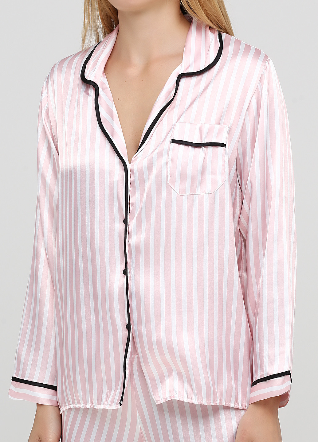 Розовая всесезон пижама (рубашка, брюки) рубашка + брюки Dominant