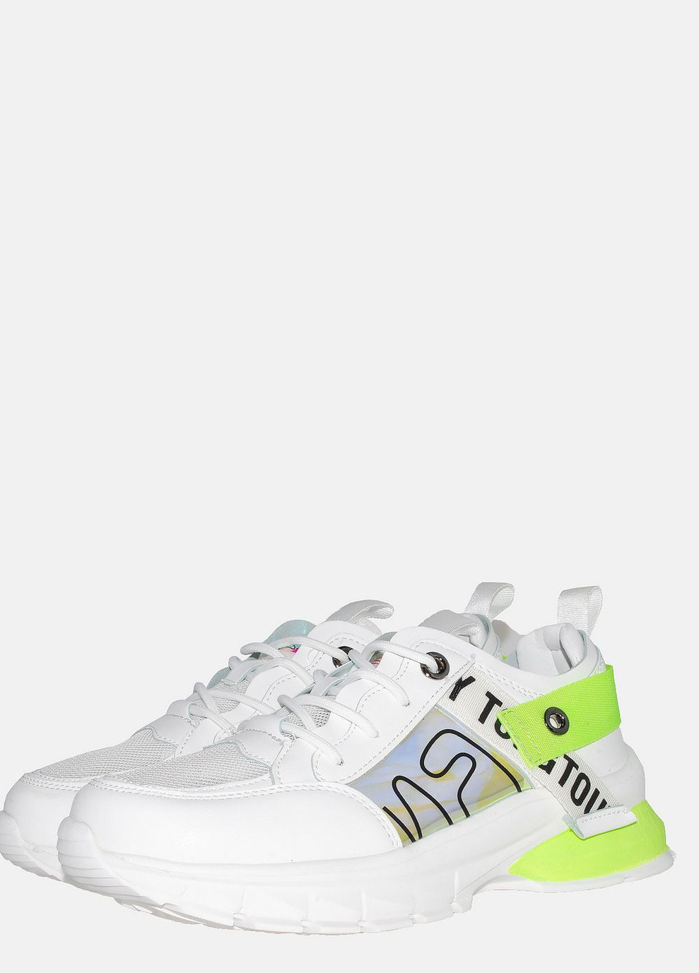 Білі осінні кросівки st3700-8 white-green Stilli