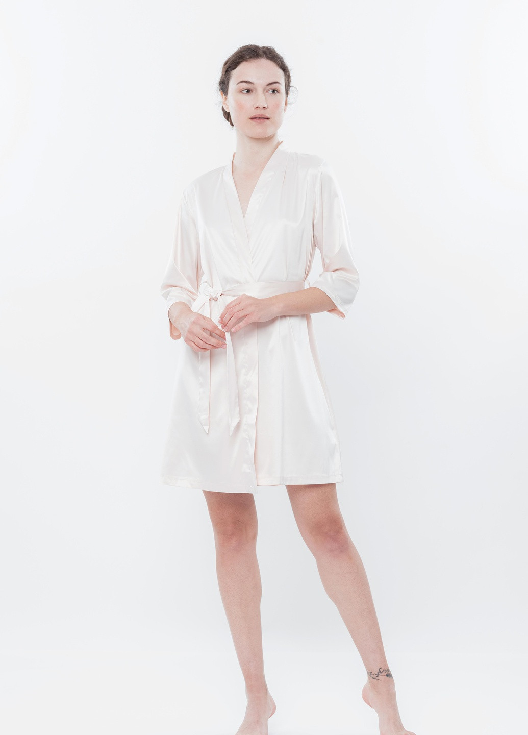 Халат жіночий L рожевий S03200 Effetto (254797209)