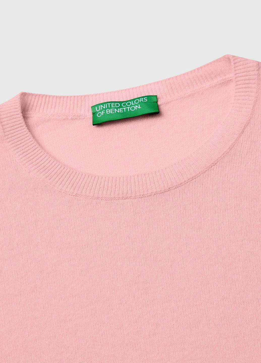 Светло-розовый демисезонный джемпер джемпер United Colors of Benetton