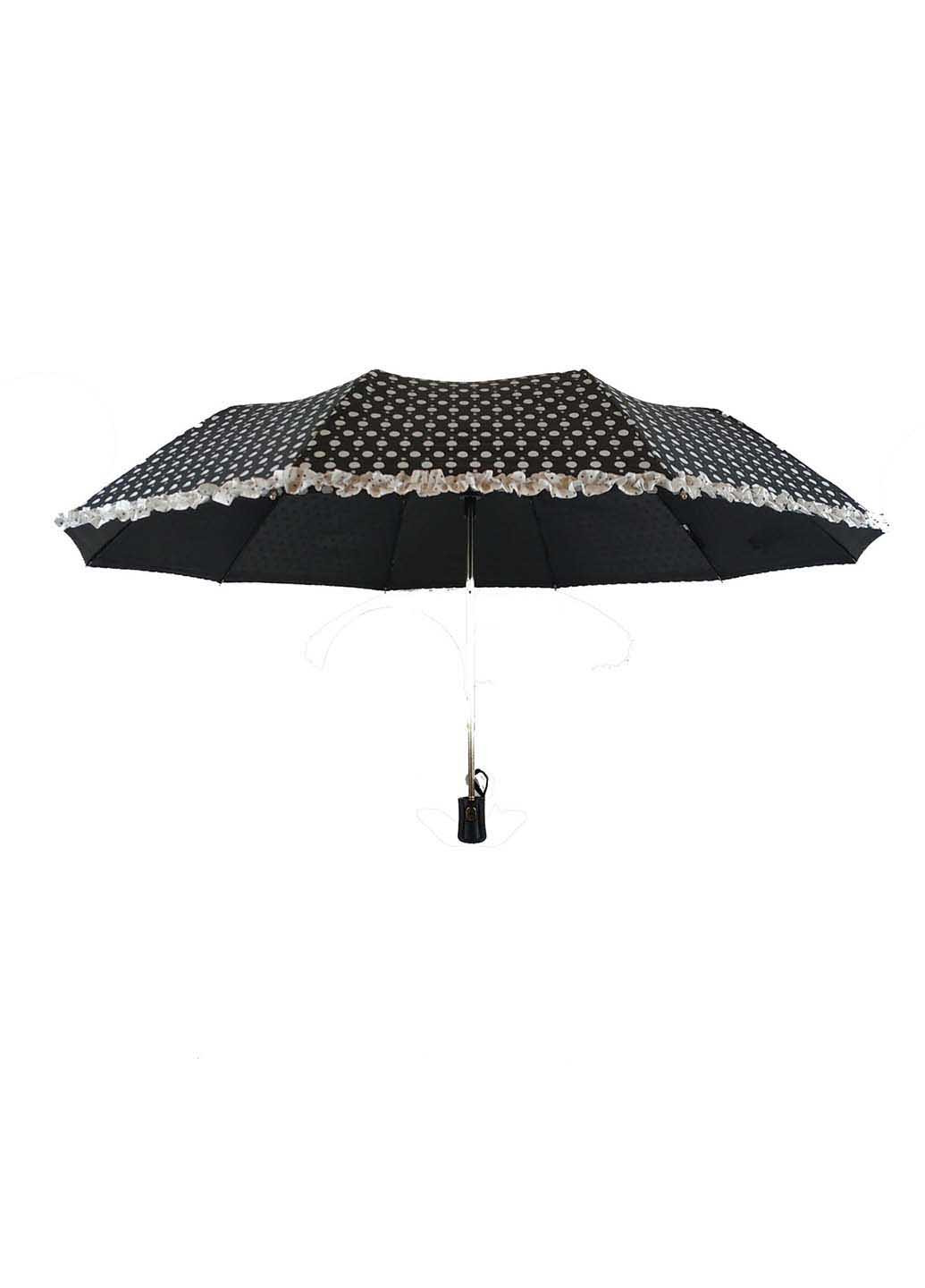 Зонт SL 33057-2 складной чёрно-белого
