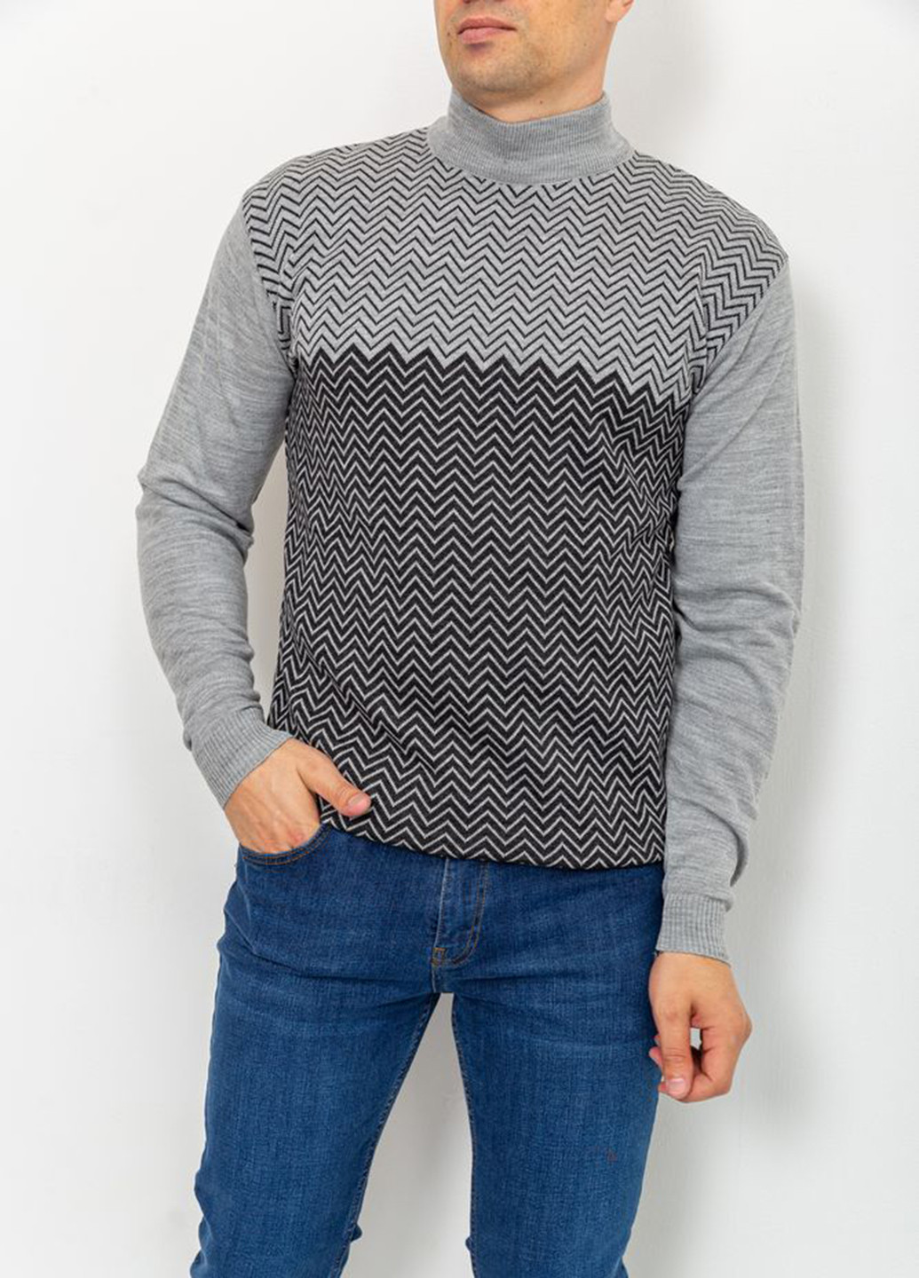 Серый зимний свитер Ager