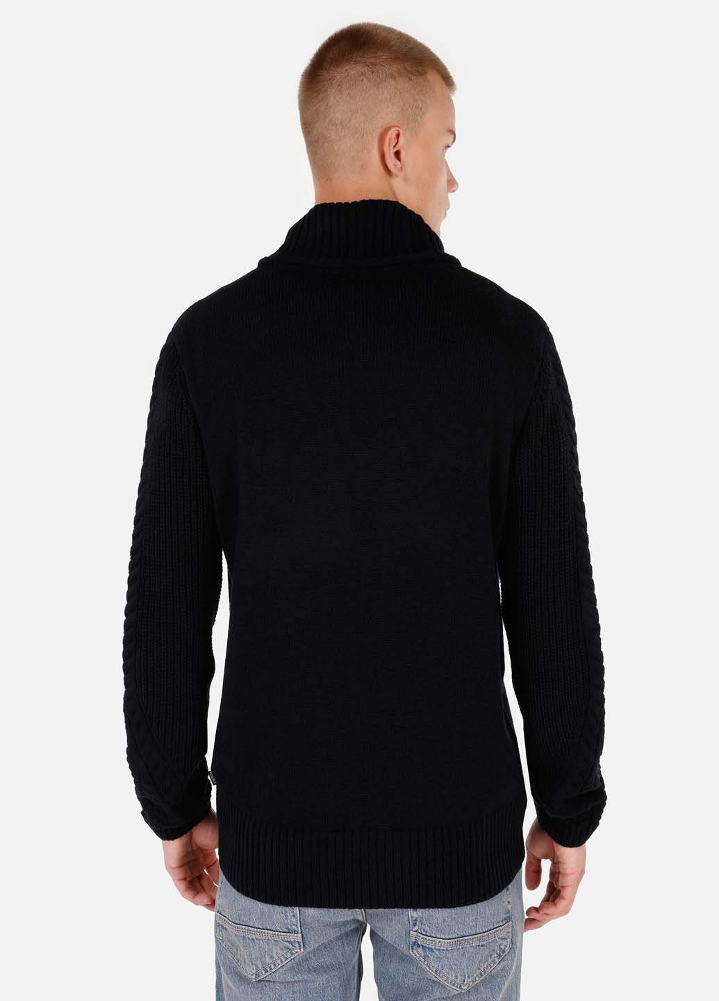 Черный демисезонный кардиган Colin's