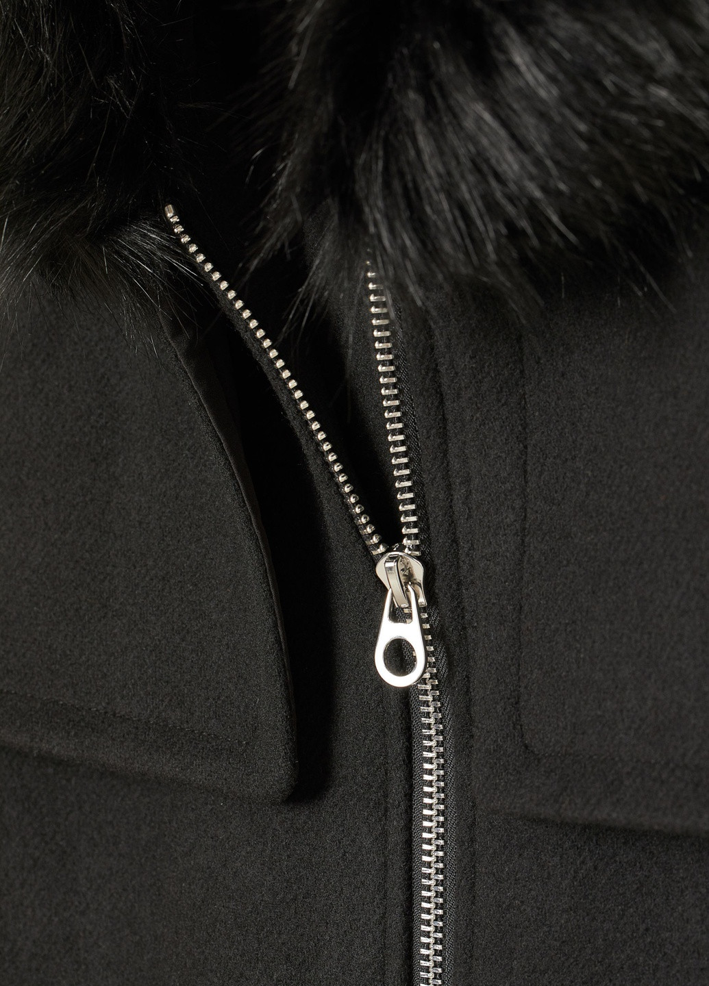 Чорне демісезонне Напівпальто H&M