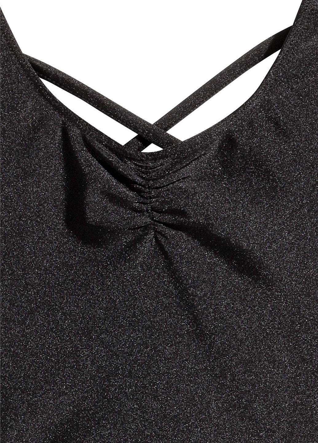 Черное праздничный платье для танцев а-силуэт H&M однотонное