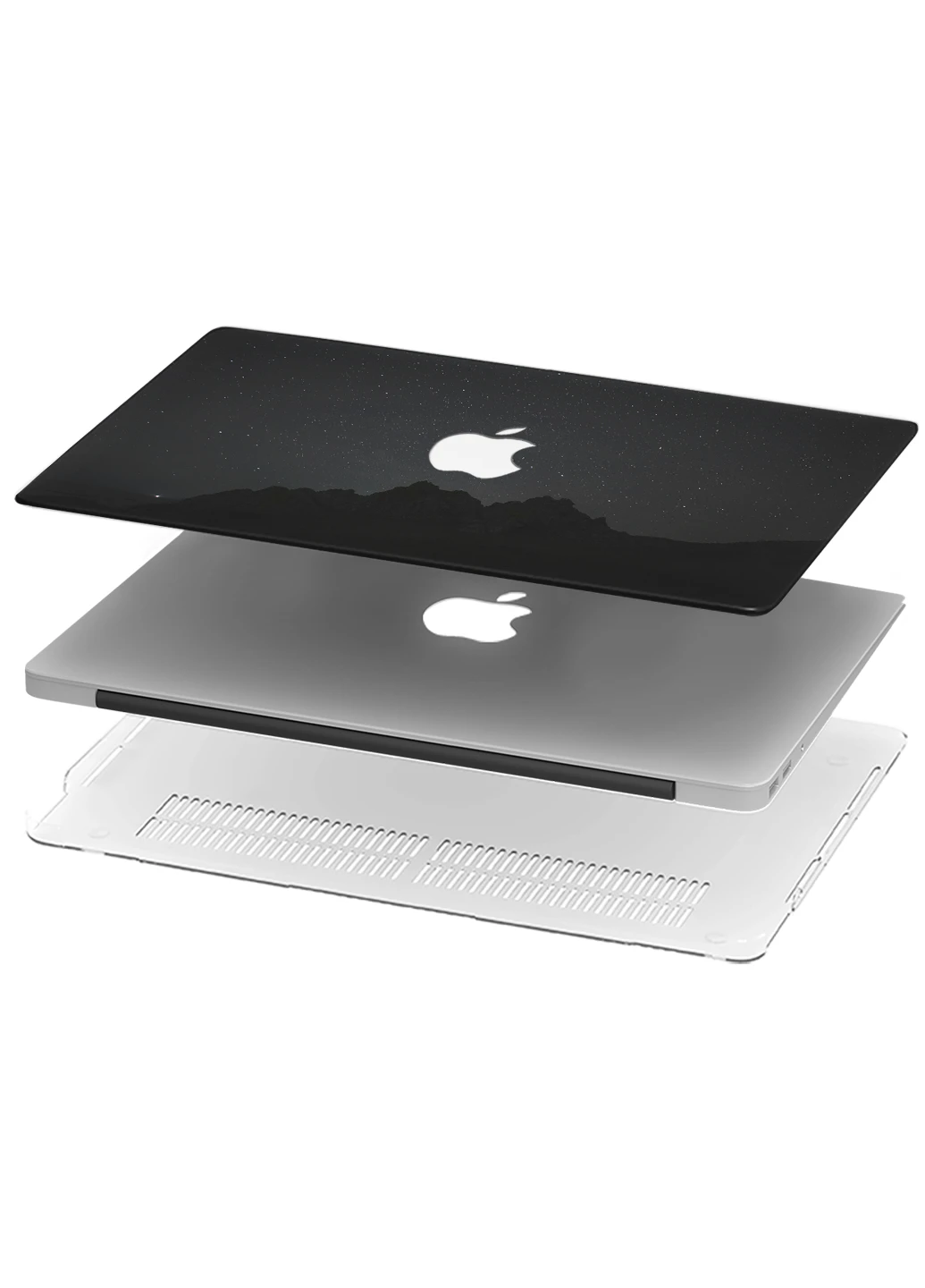 Чохол пластиковий для Apple MacBook Air 13 A1932 / A2179 / A2337 Зоряна ніч (Starlight Night) (9656-2368) MobiPrint (218861888)